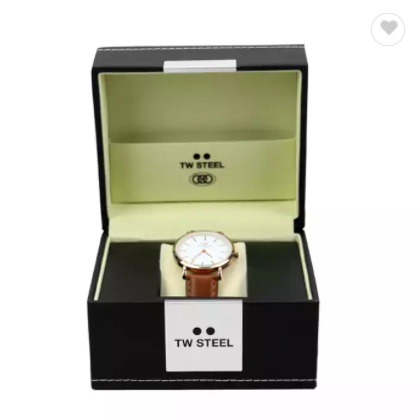 luxury leather handmade black watch packaging boxes custom logo/bulk watch boxes / 1