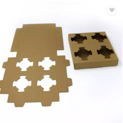 2 Cups 4 Cups Disposable Takeway Coffee Paper Cup Holder Tray
