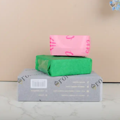 Free Design Brand Custom Logo Printed Wrapping Paper Tissue Wrapping Packaging Papers for Gift Packi / 3