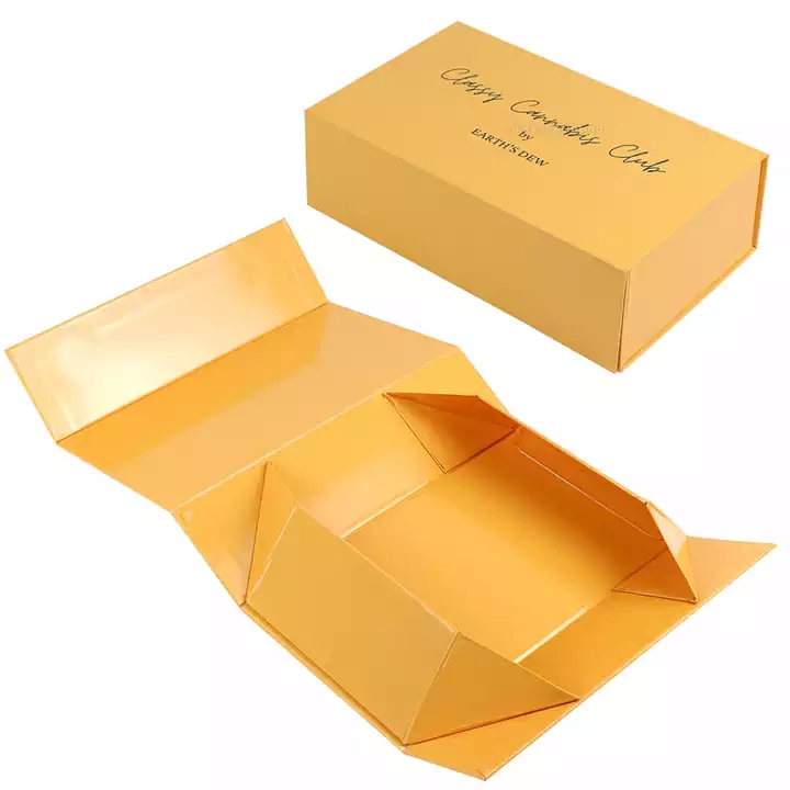 Factory Free Design Sample Recycle Custom Printed Logo Paperboard Magnetic Cosmetic Folding Gift Pac / 1