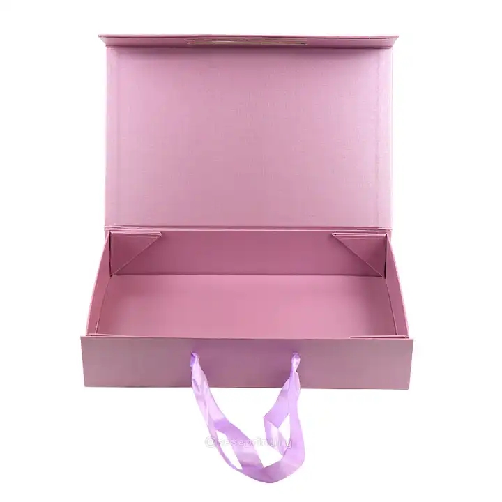 Custom Luxury Black White Small Large Big Closure Folding Foldable Paper Packaging Magnetic Handbag  / 1