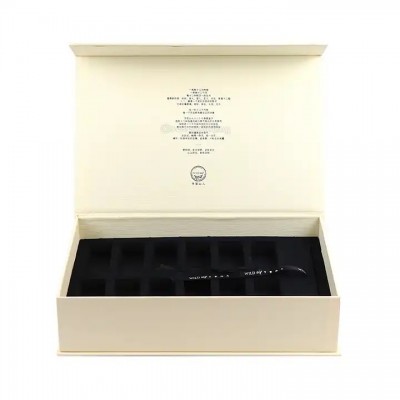 Customized Recyclable Material Handmade Box Rigid Flap Cardboard Gift Packaging Magnetic Foldable lu