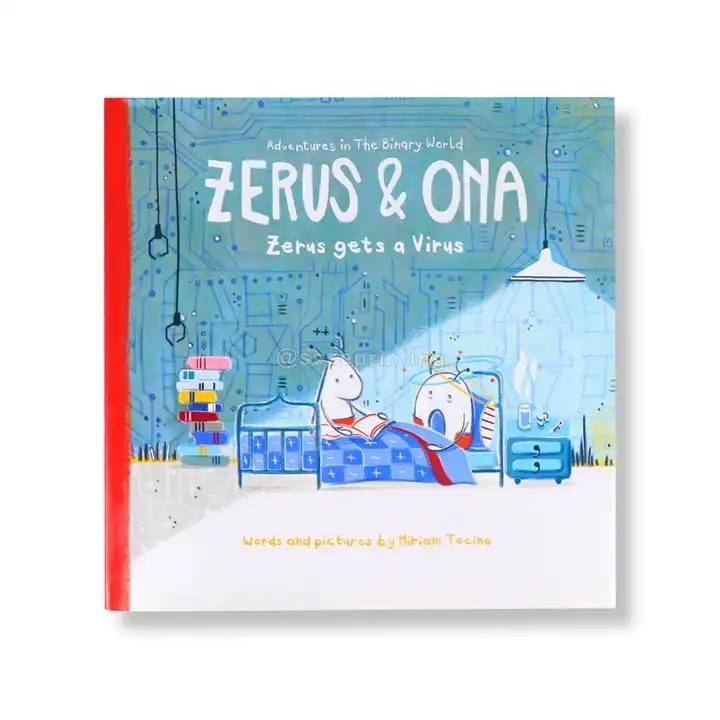 Custom color printed hardcover children picture book / 3