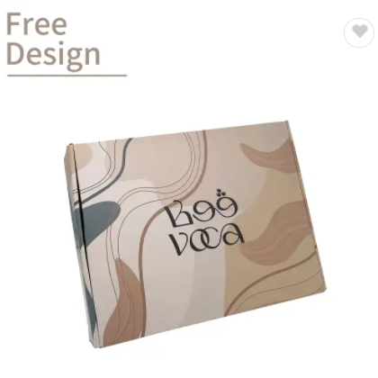 modern novel design custom logo printed delivery packaging mailer postal paper box set luxury clothi / 1