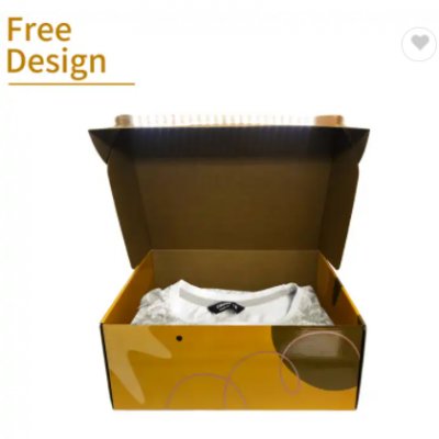 modern novel design custom printed mailing paper boxes lingerie packaging corrugated mailer for clot