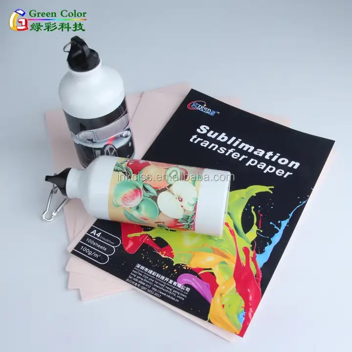 Greencolor Good Quality A3 A4 Size Heat Transfer Sublimation Wrapping White sticker Paper / 1