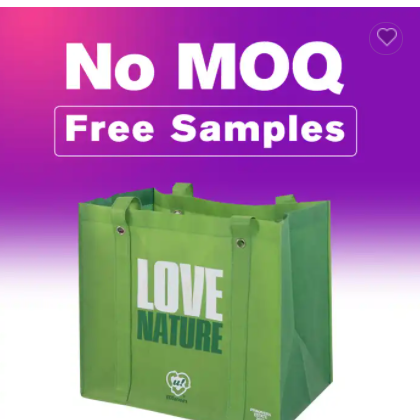 Promotional non woven shopping bag custom eco friendly pp non woven bag Full color printing Reusable / 2