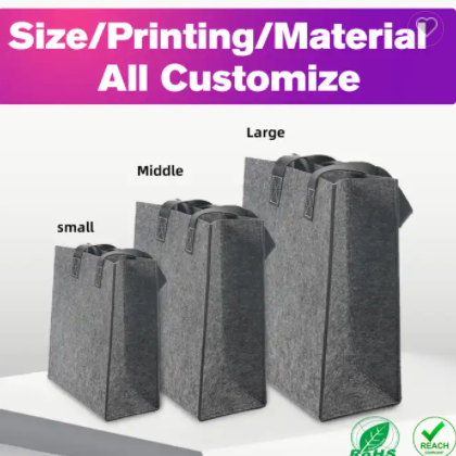 Modern Novel Design Felt Shopping Bag Felt Gift Bag Felt Bag Shopping / 3