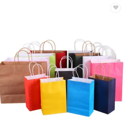 Custom logo mixing Color Flexo printing Doggie Bag Biodegradable kraft paper bag Square bottom Paper / 2
