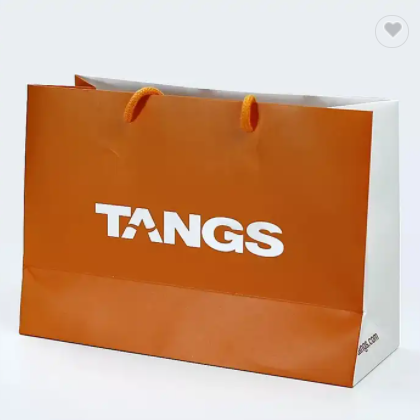New Luxury Wholesale Custom Printed Luxury Logo Recycle Paper Shopping Bags Clothing Store Paper Bag / 2