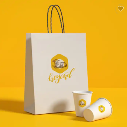 Wholesale Custom Environmental Protection Paper Bag Recyclable Packaging Paper Bags with logo / 2