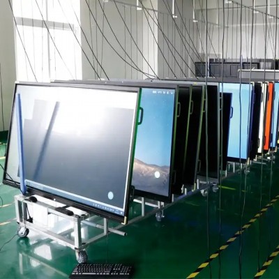 bems factory prices 50/55/65/75/86/100/120 inch school teaching touch screen android smart interacti