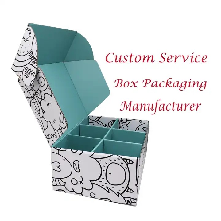 Personalized Design Gift Shipping Foldable Rigid Paper Cardboard Custom Corrugated Mailing Boxes Wit / 1