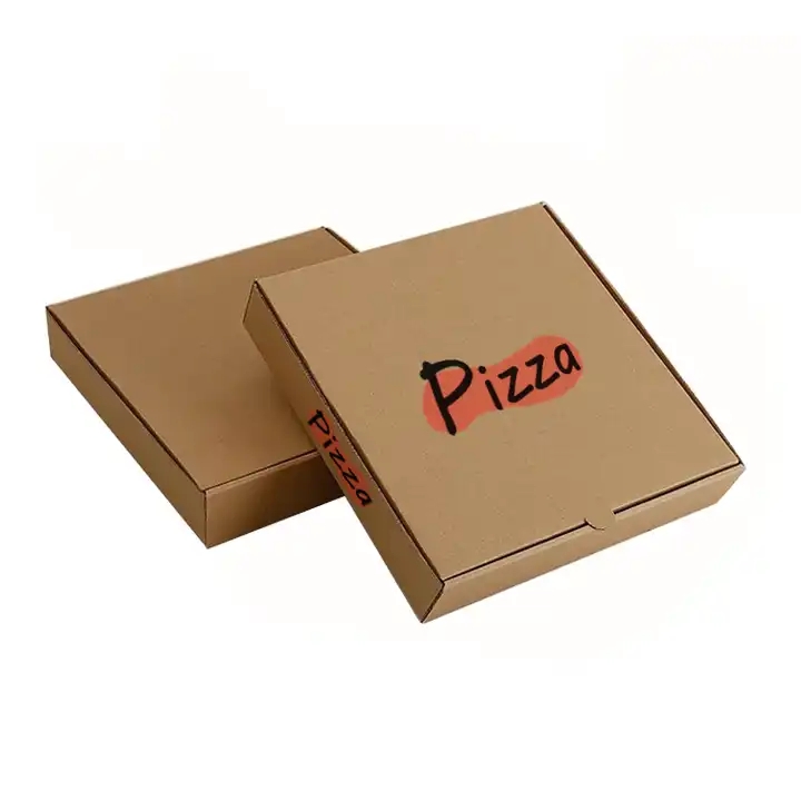Wholesale Custom Design Food Grade Bio-degradable Brown Food Packaging Container Kraft Take Away Sna / 1
