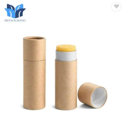 biodegradable paper tube packaging deodorant lip balm tubes stick solid perfume 7 g o.3 oz 14 g 0.5  / 3