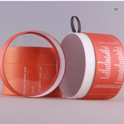 Custom made packaging round box T-shirt PVC paper tube for gift/soap / 2