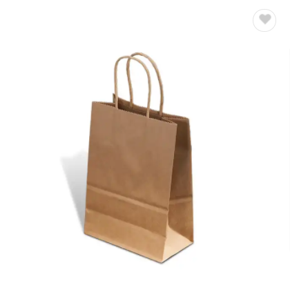 Custom Logo Brown Kraft Paper Bag Factory Wholesales Eco-Friendly Bag Packaging Matte Lamination Sur / 1
