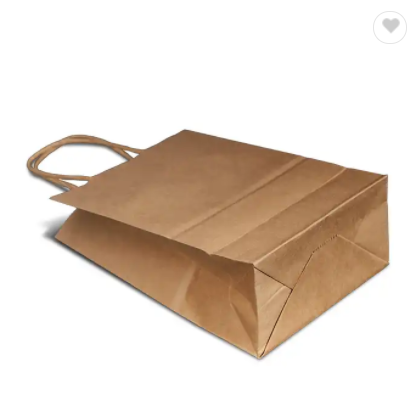 Custom Logo Brown Kraft Paper Bag Factory Wholesales Eco-Friendly Bag Packaging Matte Lamination Sur / 3