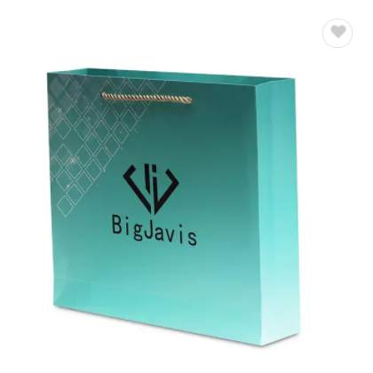 Luxury Printing White Cardboard Art Pape Birthday Wedding Gift Bag Custom / 3