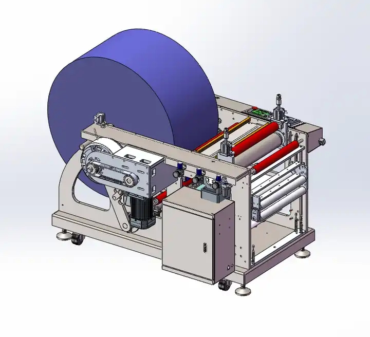 Heavy Duty Unwinder with webguide and dancer / 1