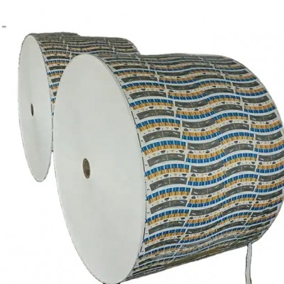 Hot sale factory china supplier bamboo pulp Unbleached Single side PE coated paper cup roll for hot