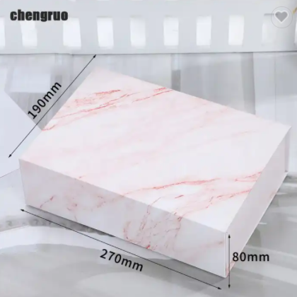 Chengruo Stock Cajas Embalaje Versandkarton Book Shape Style Foldable Magnetic Closure Gift Paper Bo / 2
