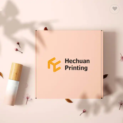 luxury custom logo paper shipping perfume gift box mailer lipgloss cosmetic insert jar Glass bottle  / 3