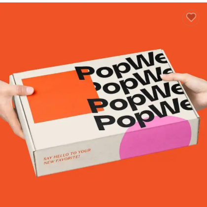 wholesale custom with logo shipping mailer paper box Lipstick Cosmetic subscription cajas carton de  / 1