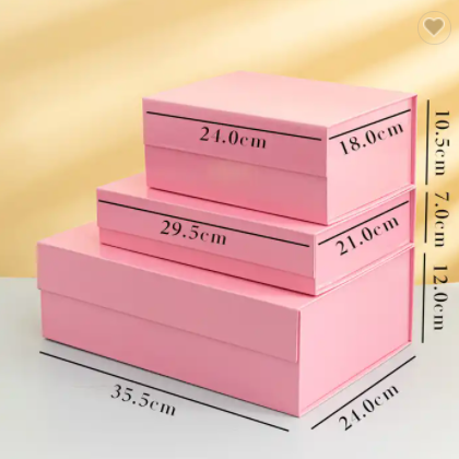 Customized Paper Cardboard Magnetic Foldable Folding Gift Box Clothing Packaging Foldable Boxes / 3