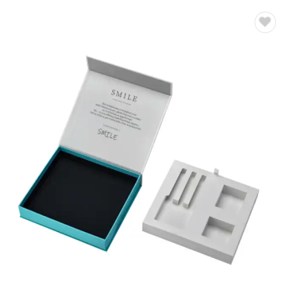Custom Private Label Rigid Cardboard Personal Skin Care Products Packaging Box Magnetic Cosmetic Gif / 3