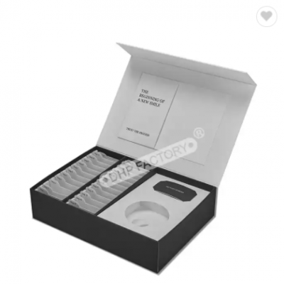 Custom Design Premium Gift Magnetic Packaging Rigid Cardboard Soft Touched Teeth Whitening Kit Box W