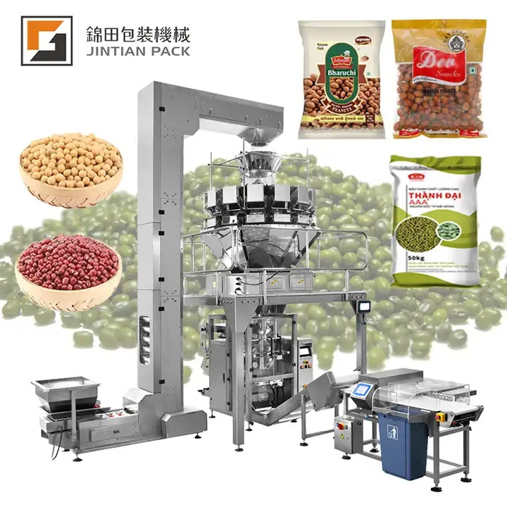 Beans coffee Beans lentil Packaging Nitrogen Flushing Grain food Grains wheat Granule Automatic Pack / 1