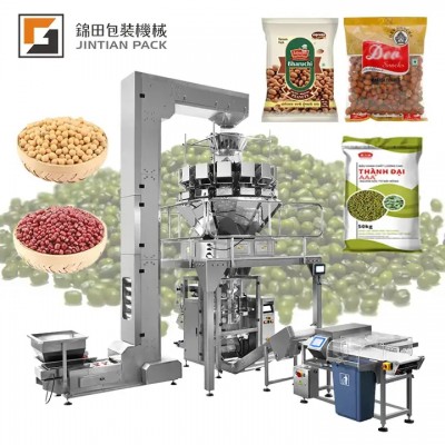 Beans coffee Beans lentil Packaging Nitrogen Flushing Grain food Grains wheat Granule Automatic Pack