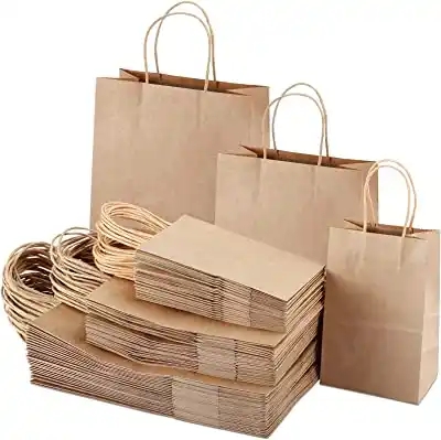 Perfect Kraft Paper Bags for Business Shopping Retail Party Merchandise Favor / 1