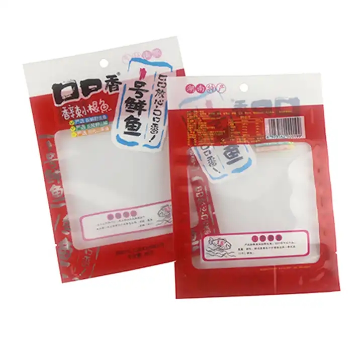Gravuring Printing Customized Dried Frozen Seafood Packaging Bags Smoked Frozen Fish Packaging bag / 1