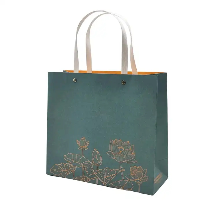 Custom reusable gift garment clothing paper bags with logo luxury shopping bags logo printed with ha / 1