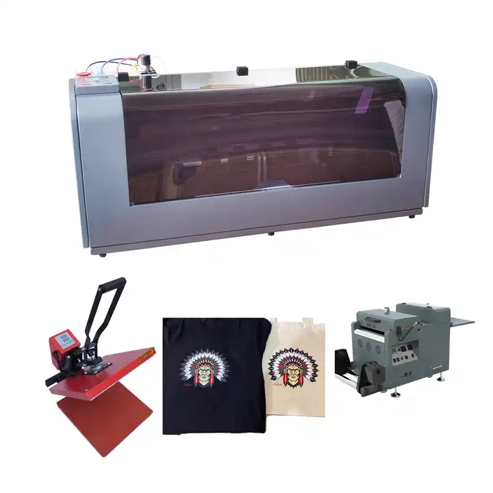 30CM double xp 600 a3 dtf printer set diy Uv roll to roll dtf printer cold transfer uv portable car / 1