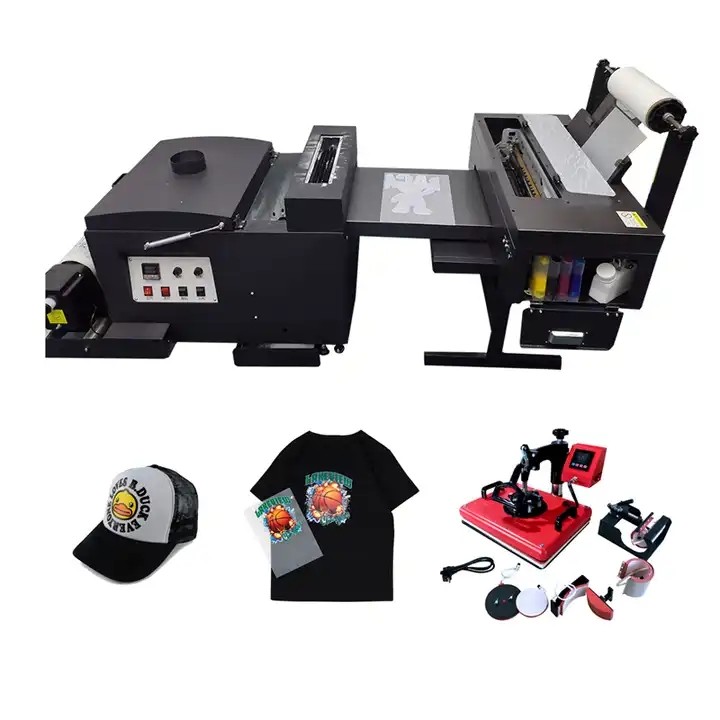 Dtf inkjet printer and shaking powder uv dtf pet film printer Mini A2 A3 A4 PET Film Digital DTF Pri / 1