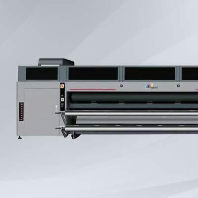 产品编号：P-3504-3.5米四排喷头配置工业UV卷材打印机