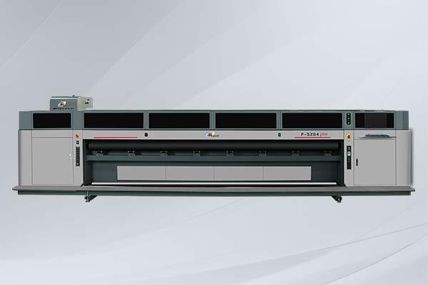 产品编号：P-5204 plus-5.2米四排喷头配置工业UV卷材打印机