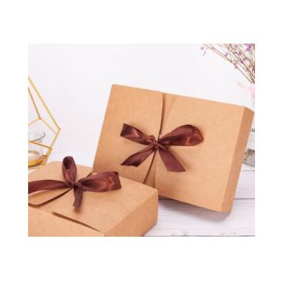 现货制定牛皮纸包装礼盒西点款式包装盒月饼阿胶糕纸质礼物盒折叠