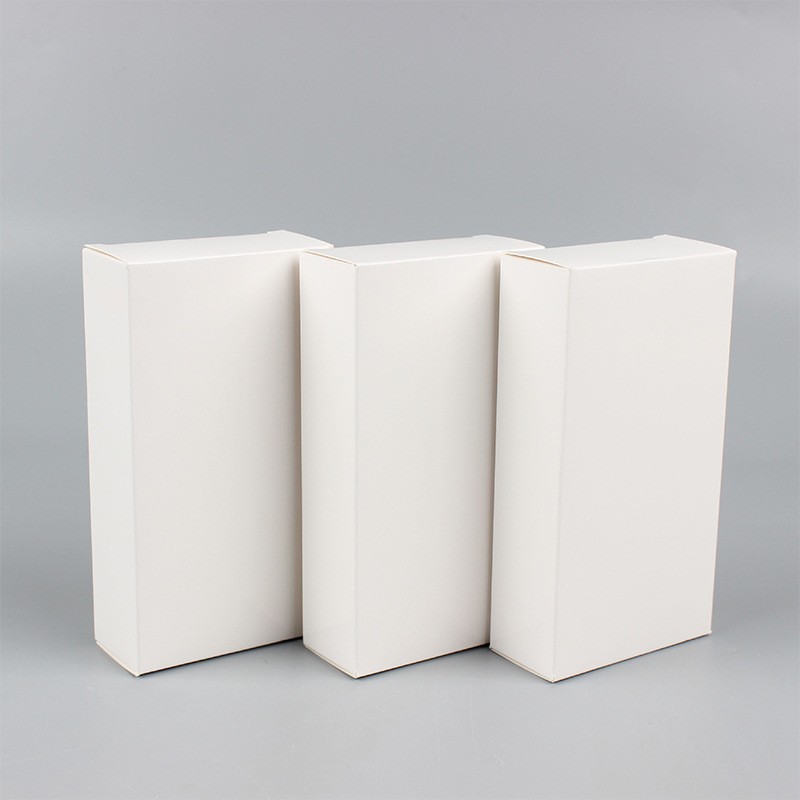 厂家瓦楞白卡盒E瓦小白盒翻盖纸盒打包礼品包装盒印刷尺寸可定