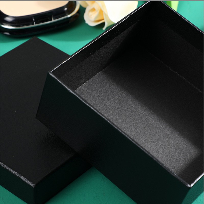 厂家直销黑色天地盖包装盒皮带手机壳纸盒收纳小盒子固定书型彩盒