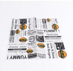 top-ranking customized logo wax paper sheets with pe film / 1