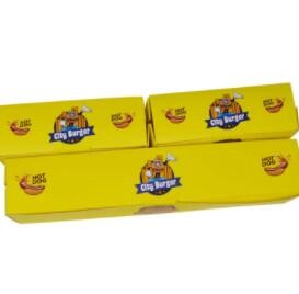 Eco-friendly Custom Logo Printed Art Paper Box Hot Dog Box / 1