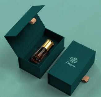 Custom Luxury 50ml Small Cardboard Drawer Pull Out Paper Empty Design Making Gift Perfume Box Packag / 2