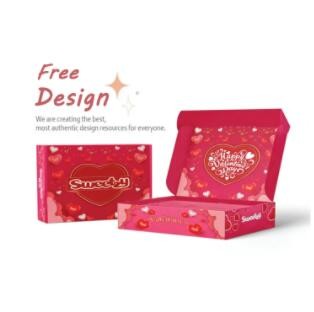 Wholesale Custom Logo Pink Small Shipping Mailer Packaging Cosmetic Skin Care Jar Gift Cardboard Kra / 2