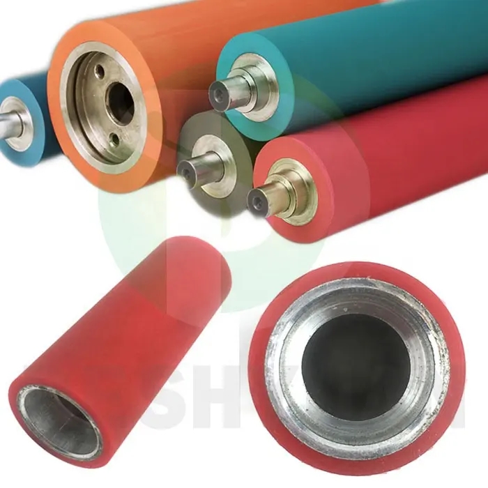 Customized rubber roller silicone rubber coated rollers manufacturer / 1