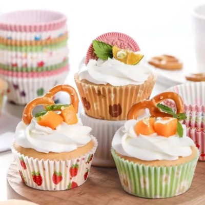 Good quality Custom Disposable Muffin Cups Muffin Baking Paper Cupcake Liners / 2