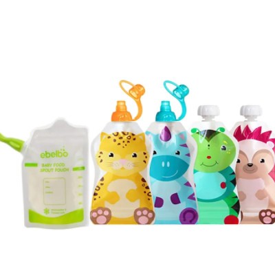 Custom 100Ml 150Ml 250Ml Spouted Pouches Liquid Beverage Stand Up Pouch With Spout / 1